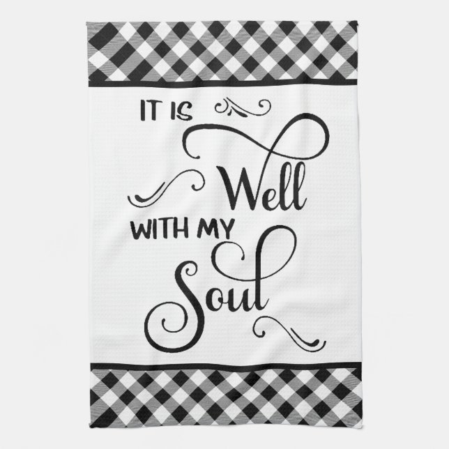 It is well  tea towel (Vertical)