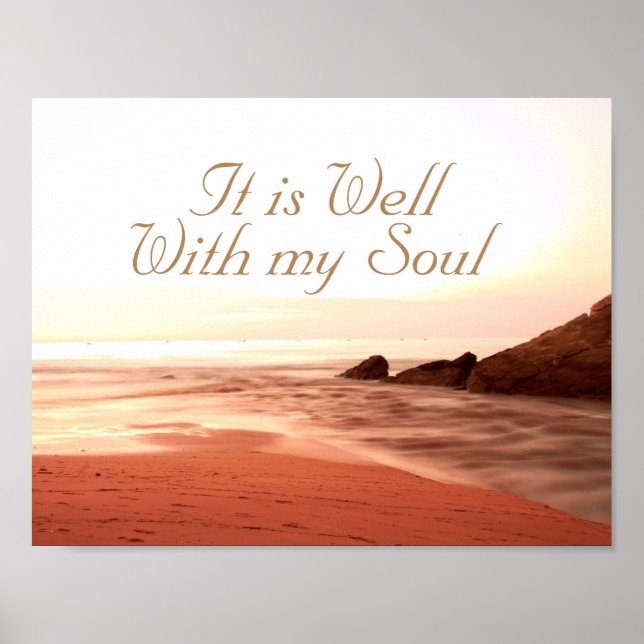 It is Well With My Soul, Beloved Hymn Poster (Front)