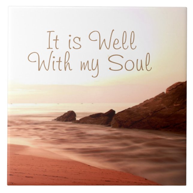 It is Well With My Soul, Beloved Hymn Tile (Front)
