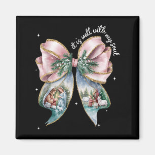 It Is Well With My Soul Bow Nativity Scene Baby Je Magnet