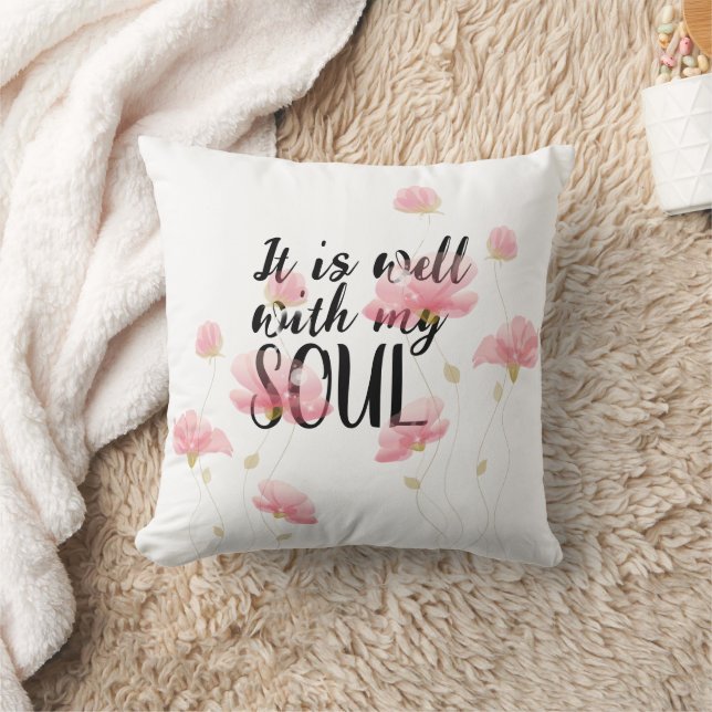 "It is Well With My Soul" Cushion (Blanket)
