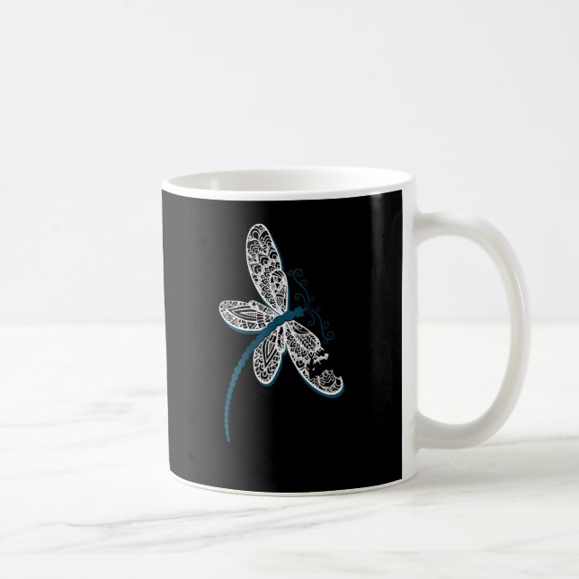 It Is Well With My Soul Dragonfly Chirtian Quote  Coffee Mug (Right)
