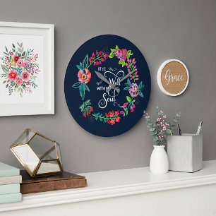 It is well with my soul  large clock