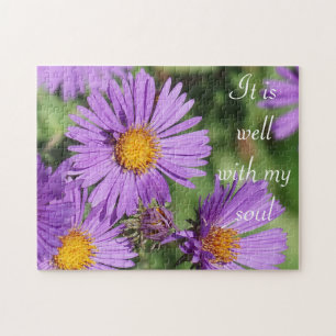 It Is Well With My Soul New England Aster Puzzle