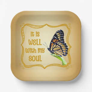 It is Well with My Soul - Paper Plate