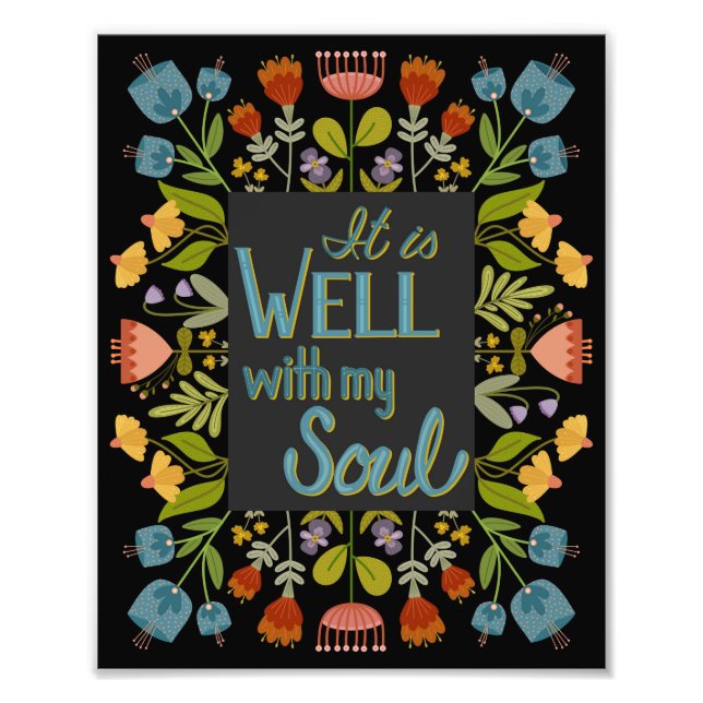 It Is Well With My Soul Photo Print (Front)