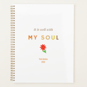 It is Well with My SouL Religious decal Bible Planner