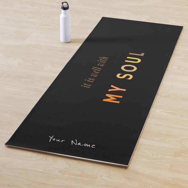 It is Well with My SouL | Religious decal | Bible  Yoga Mat (In Situ)