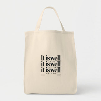 "It Is Well With My Soul" Tote Bag – Inspirational