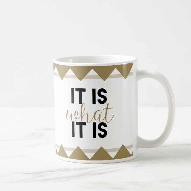 "It is what it is" - mug (Right)