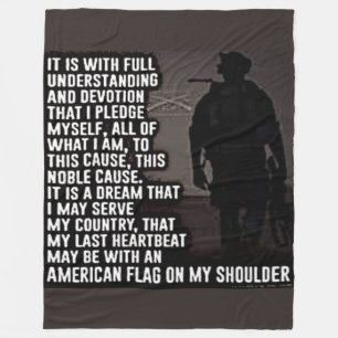 IT IS WITH FULL UNDERSTANDING FLEECE BLANKET