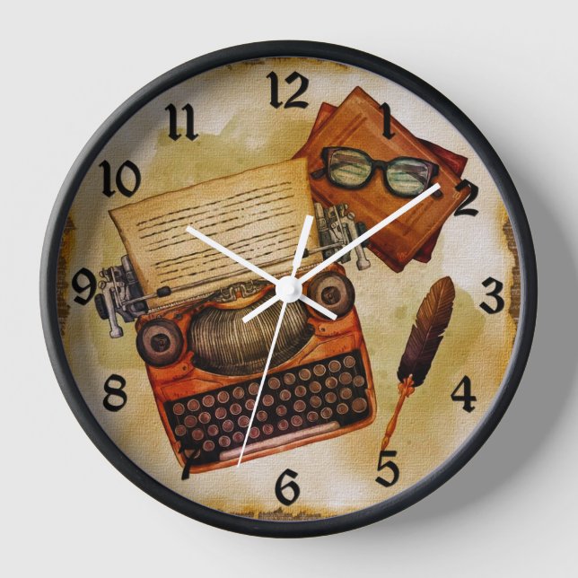 It Is Written Vintage  Clock (Front)