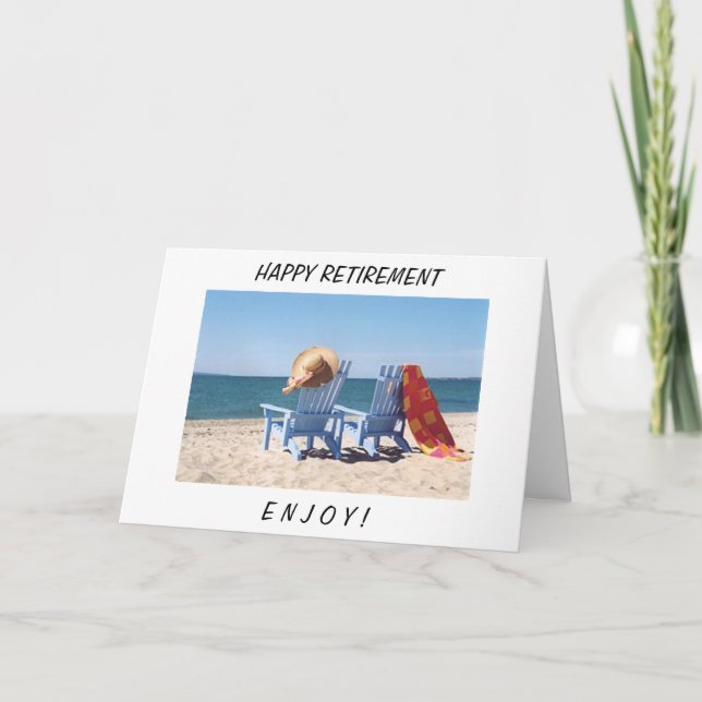 IT IS YOUR TIME - RETIREMENT - ENJOY CARD (Front)