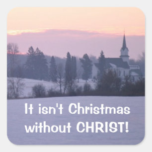 It Isn't Christmas Square Sticker