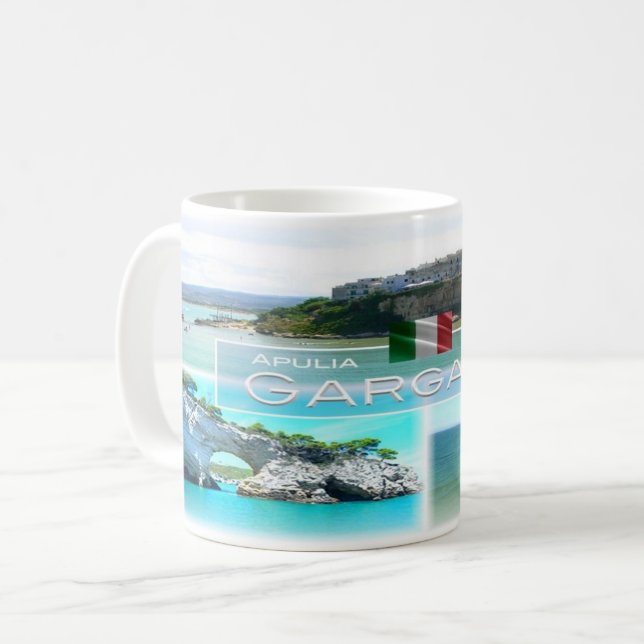IT Italy - Apulia - Gargano - Vieste - Coffee Mug (Front Left)