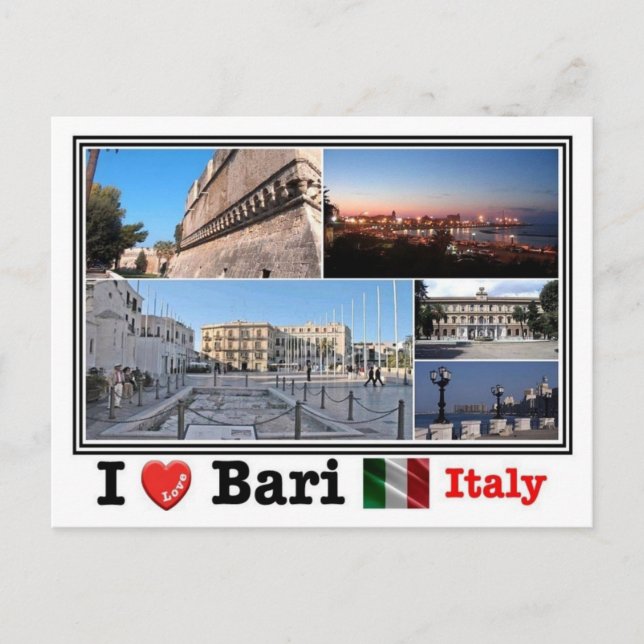 IT Italy - Bari - Mosaic - Postcard (Front)