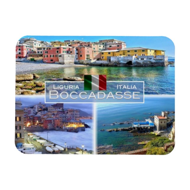 IT Italy - Boccadasse - Magnet (Horizontal)