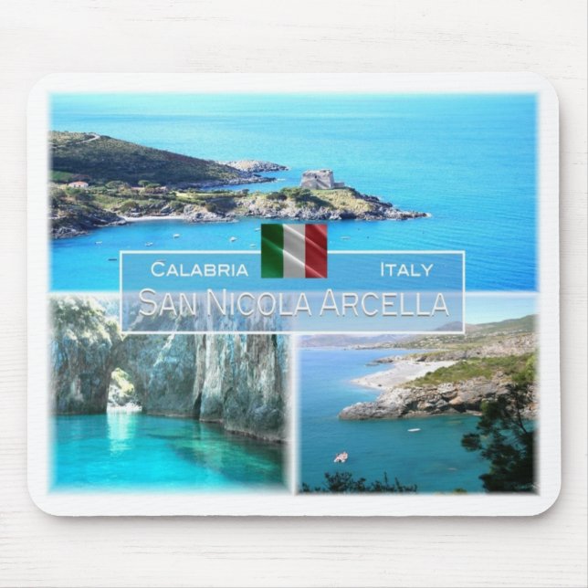 IT Italy - Calabria - San Nicola Arcella - Mouse Pad (Front)