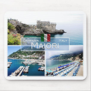 IT Italy - Campania - Maiori - Torre Normanna - Mouse Pad