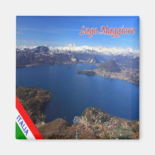 IT - Italy - Lake Maggiore - Panorama Magnet