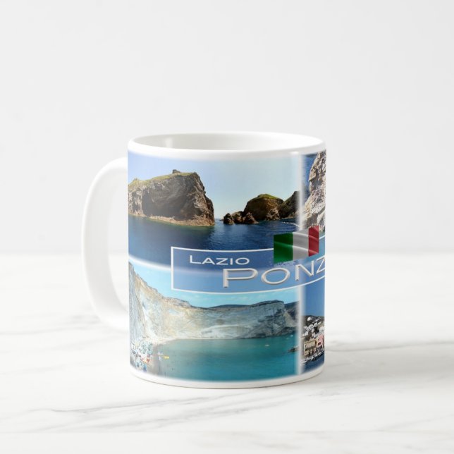 IT Italy - Lazio - Ponza - Coffee Mug (Front Left)
