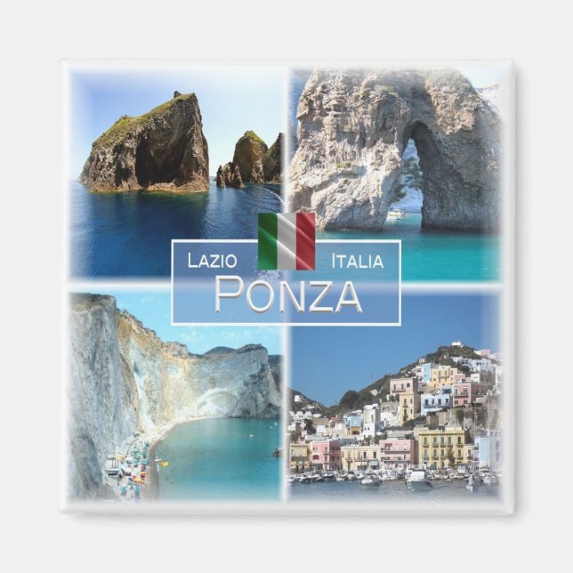 IT Italy # Lazio -  Ponza - Magnet (Front)