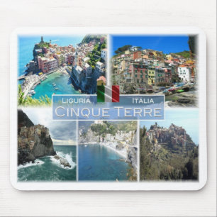 IT Italy - Liguria - Cinque Terre - Corniglia - Mouse Pad