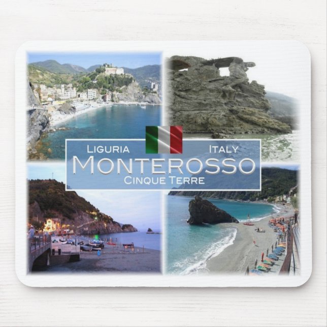 IT Italy - Liguria - Monterosso - Mouse Pad (Front)