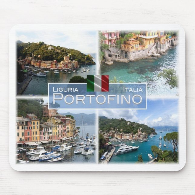IT Italy - Liguria - Portofino - Mouse Pad (Front)