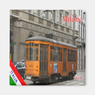 IT - Italy - Milan Milano - tram line 1 Magnet