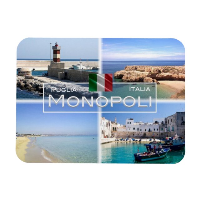IT Italy - Monopoli - Capitolo - Magnet (Horizontal)