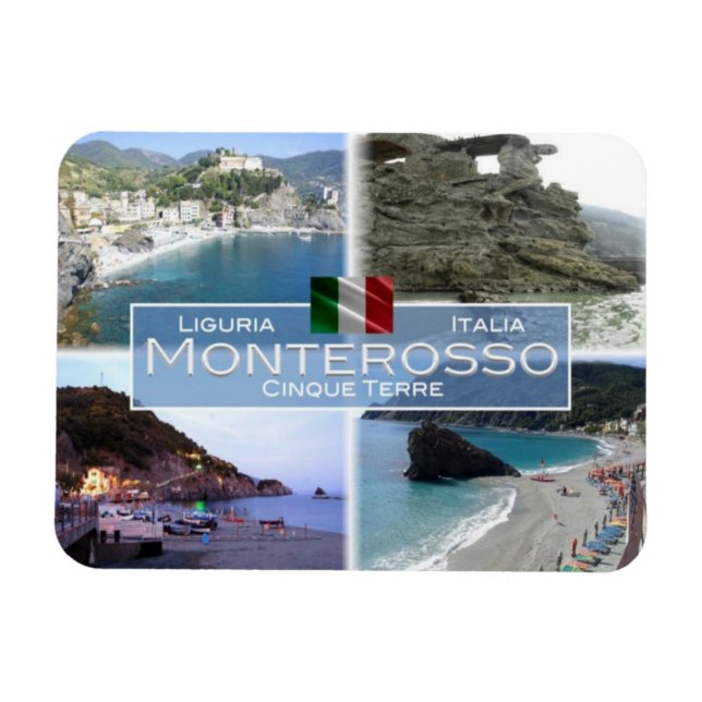 IT Italy - Monterosso - Cinque Terre - Magnet (Horizontal)