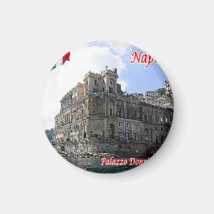 IT - Italy - Naples - Palace Donn'Anna Magnet