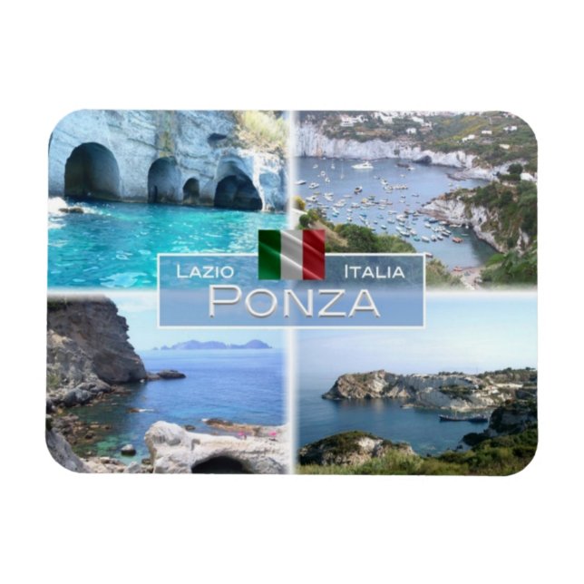 IT Italy - Ponza - Punta del Papa - Cala Fonte - Magnet (Horizontal)
