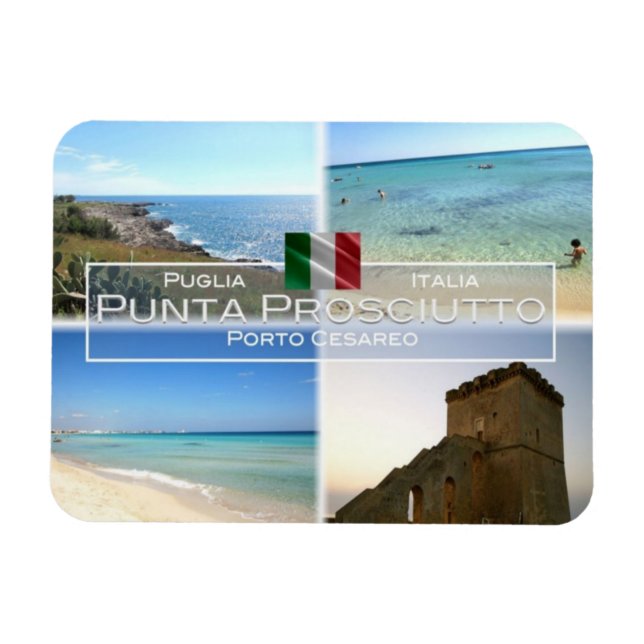 IT Italy - Punta Prosciutto - Magnet (Horizontal)
