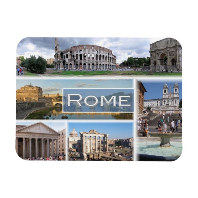 IT Italy - Rome - Magnet (Horizontal)