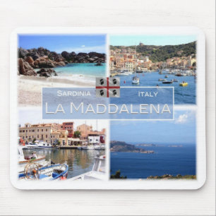 IT Italy - Sardinia - La Maddalena - Mouse Pad