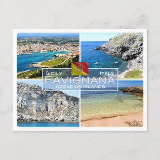 IT Italy - Sicily - Isole Egadi - Favignana - Postcard