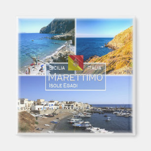 IT Italy # Sicily - Marettimo Island - Magnet