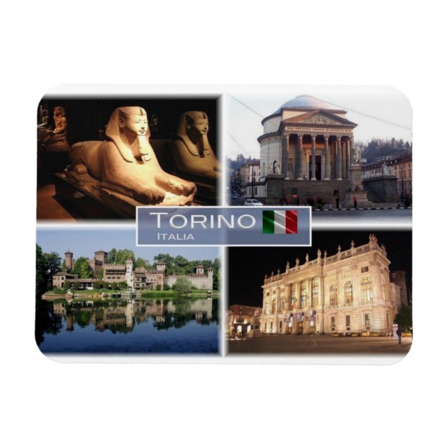 IT Italy - Torino Turin - Museo Egizio - Magnet (Horizontal)