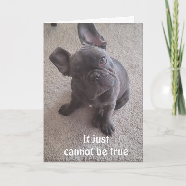 *IT JUST CANNOT BE TRUE** 16th  BIRTHDAY CARD (Front)