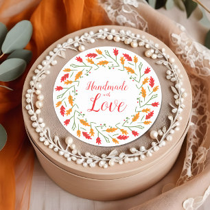 It labels Multicoloured Articles Handmade