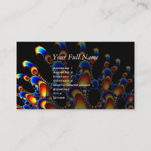 It - Mandelbrot Fractal Business Card