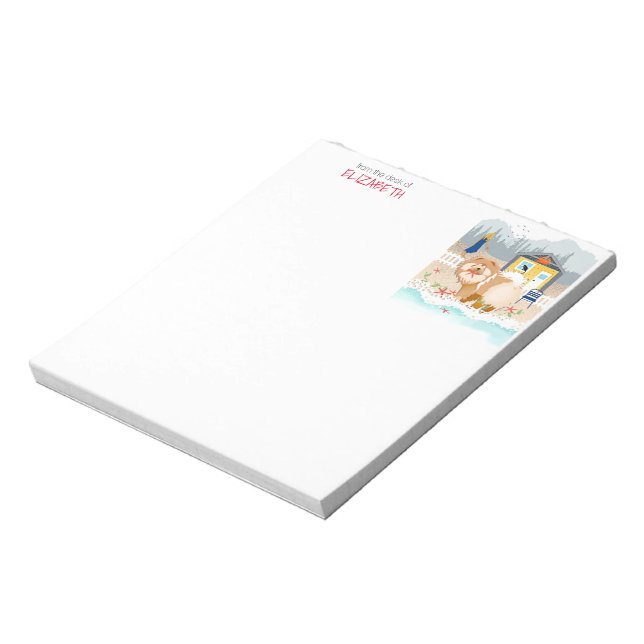 IT MATTERS TO THIS ONE - chow stickers Notepad (Rotated)