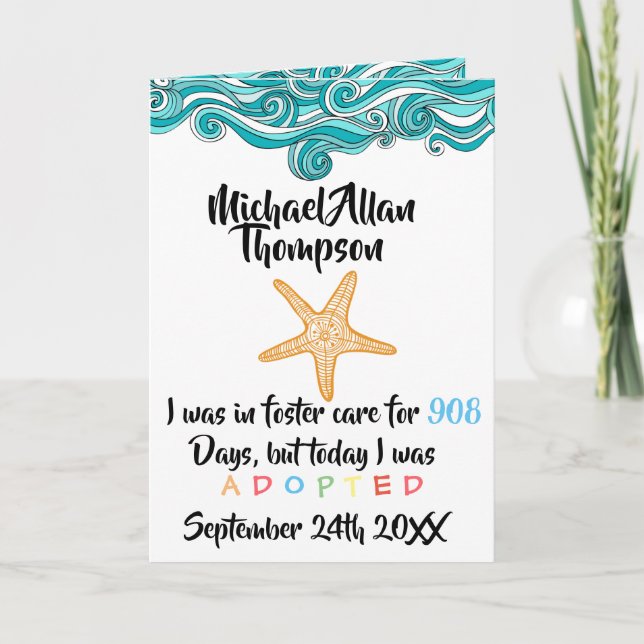 It Matters to This One Starfish Invitation (Front)