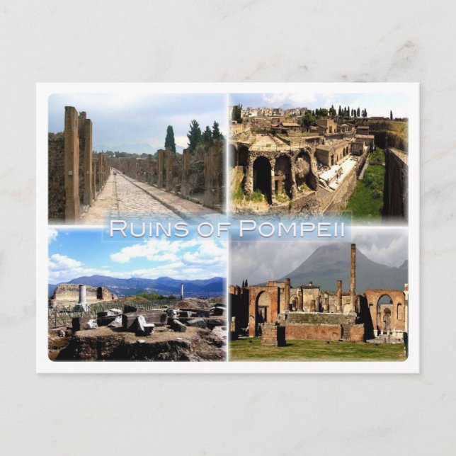 IT Naples - Pompeii - Ruins of Pompei - Hafen - Postcard (Front)
