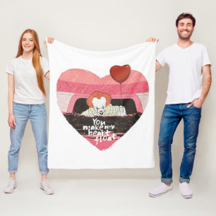 IT   Pennywise - You Make My Heart Float Fleece Blanket