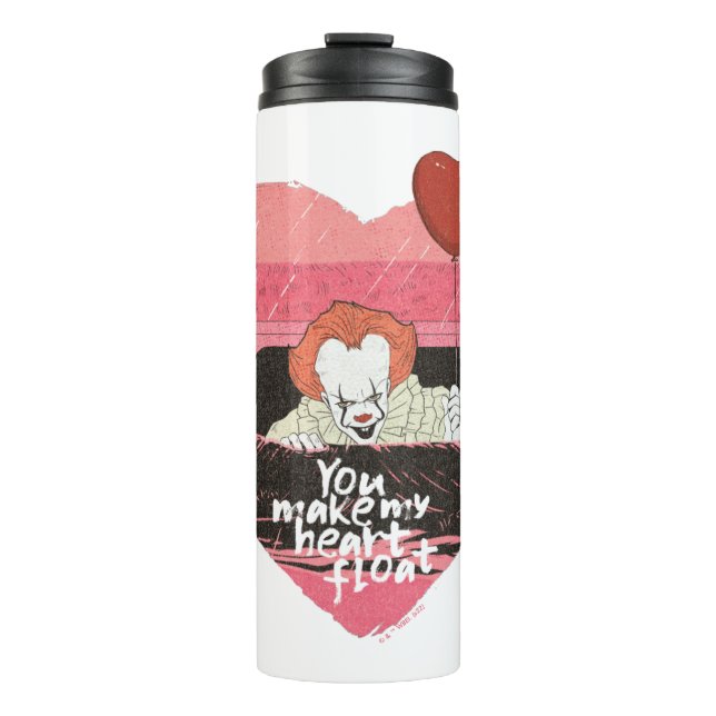 IT | Pennywise - You Make My Heart Float Thermal Tumbler (Front)