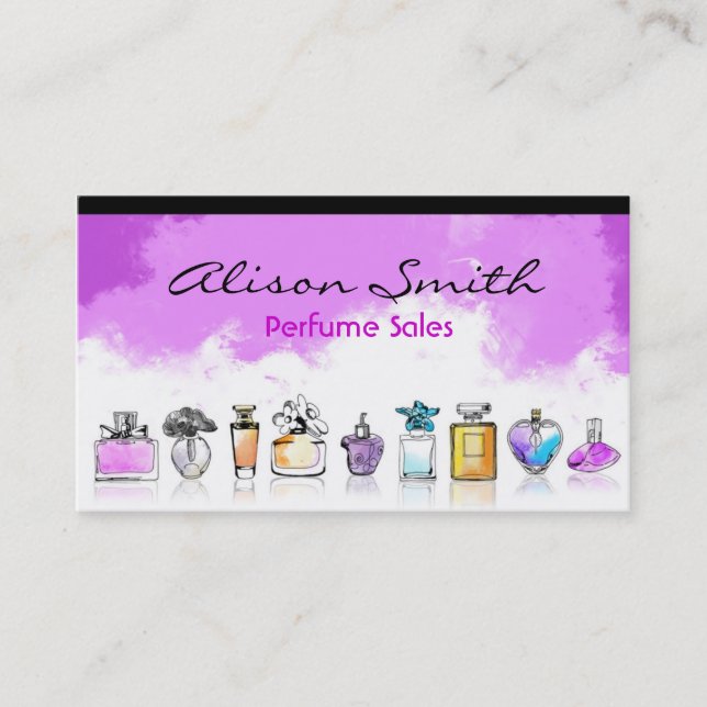 It perfumes Salts Business Card (Front)