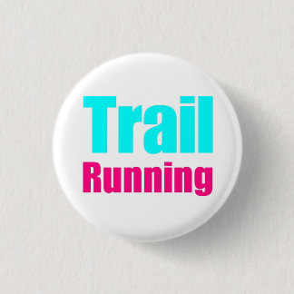 It plates “Trail Running " 3 Cm Round Badge